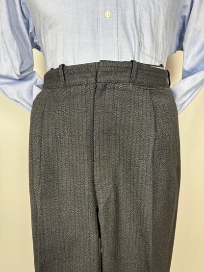 Completo sartoriale anni ‘60 grigio sale pepe - tg. 50/52
