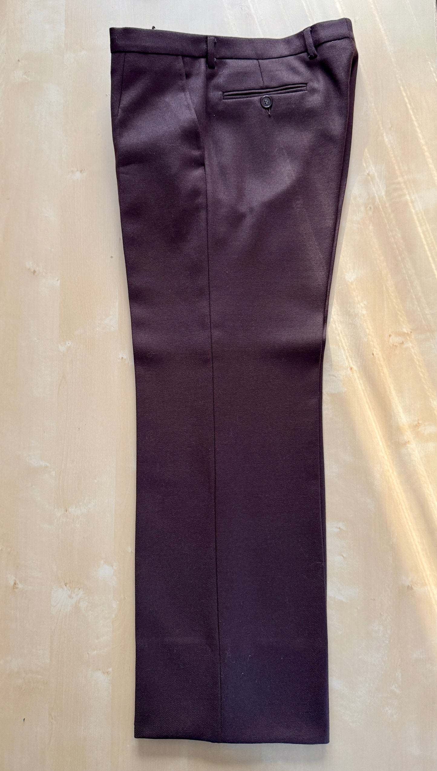 Completo anni ‘70 cavalry twill marrone - tg. 44/46