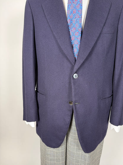 Giacca sartoriale in cashmere anni ‘70 - tg. 52/54