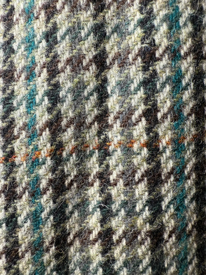 Giacca anni ‘80 pied-de-poule verde e grigio - tg. 60/62