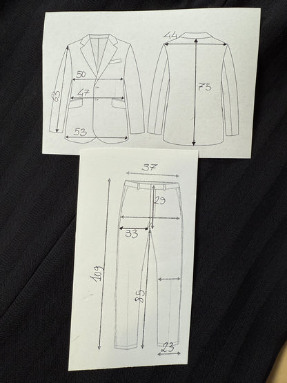 Smoking doppiopetto Corneliani anni ‘80 - tg. 44/46 drop alto