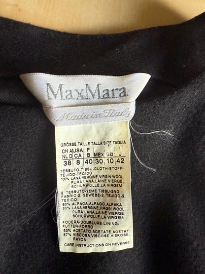 Abito smanicato Max Mara in pura lana - tg. 42