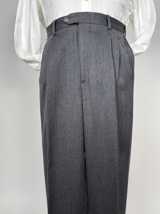 Pantaloni in flanella antracite - tg. 46/48