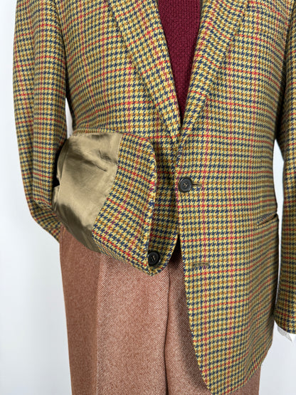 Giacca anni ‘80 pied-de-poule in misto lana - tg. 48