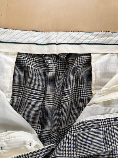 Pantaloni anni ‘80 flanella principe di Galles - tg. 52