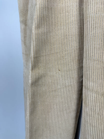 Pantaloni De Paz velluto a coste beige chiaro - tg. 50