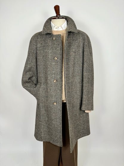 Cappotto raglan in tweed scozzese Crombie - tg. 50-52