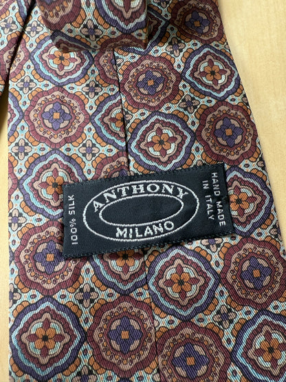 Cravatta fantasia rosette mandala