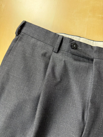 Pantaloni Burberry flanella pettinata antracite - tg. 50