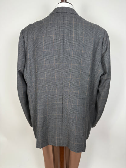 Giacca doppiopetto sartoriale anni ‘60 principe di Galles - tg. 58/60