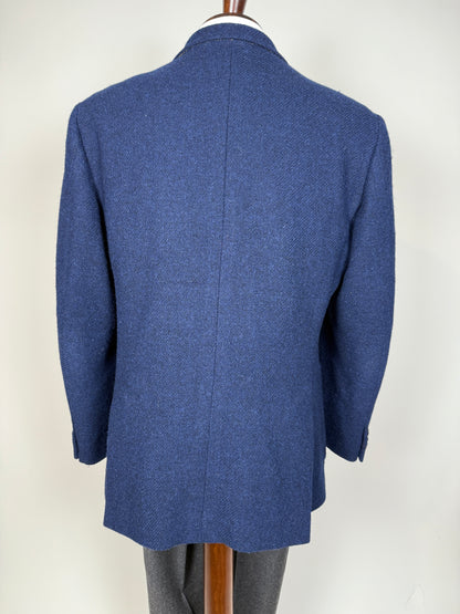 Giacca Etro tweed blu china - tg. 52
