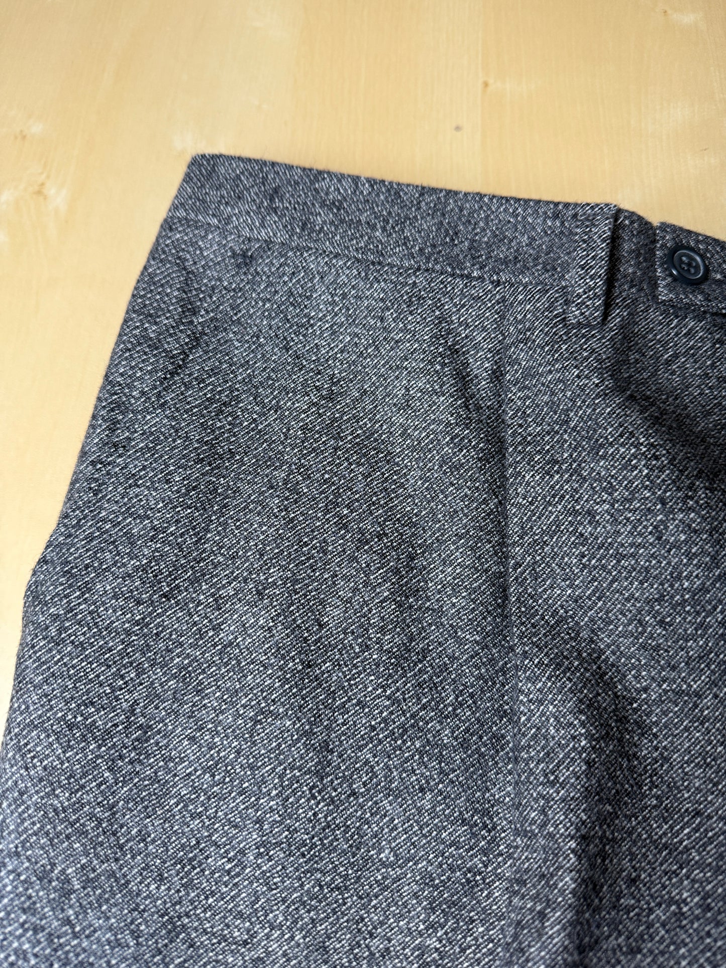 Pantaloni anni ‘70/‘80 flanella sale-pepe - tg. 52/54