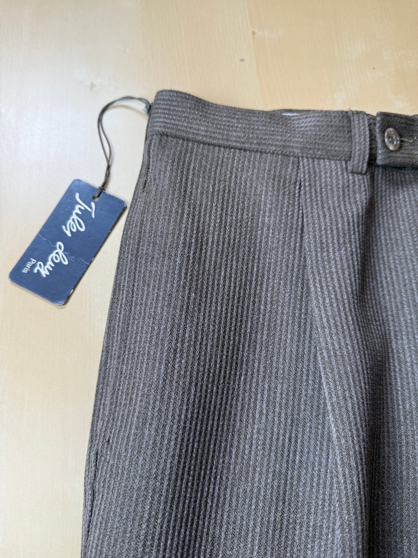 Pantaloni anni ‘80 in lana a coste (NOS) - tg. 44