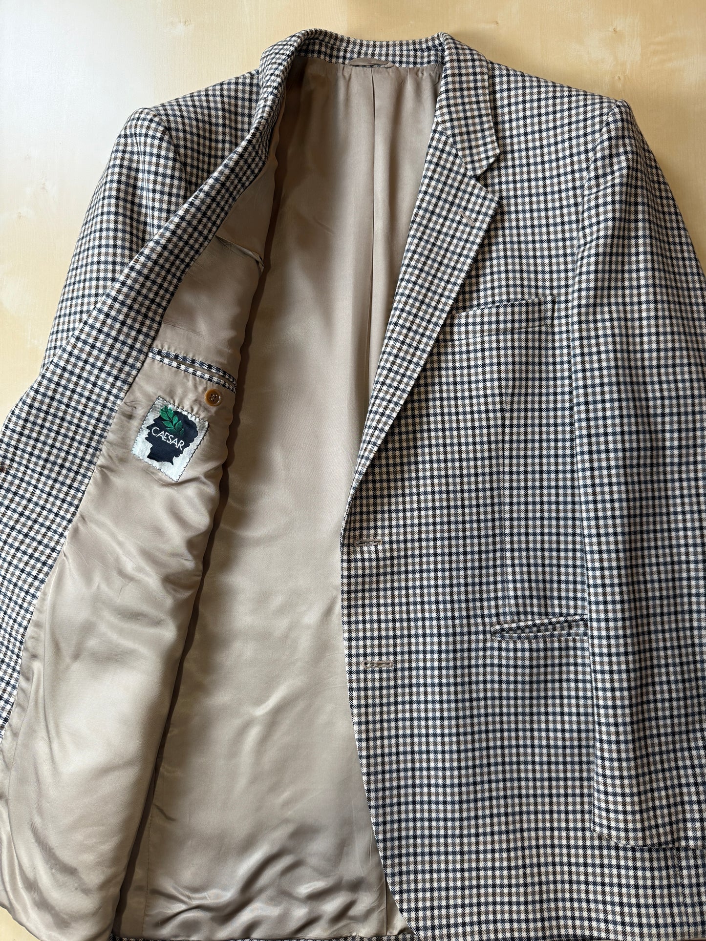 Giacca anni ‘70/‘80 a quadri - tg. 50/52