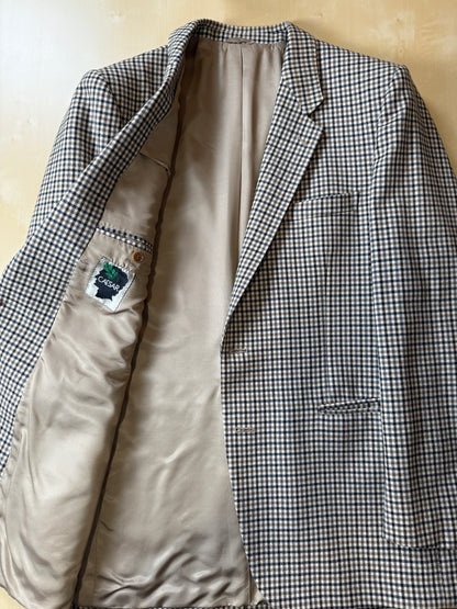 Giacca anni ‘70/‘80 a quadri - tg. 50/52