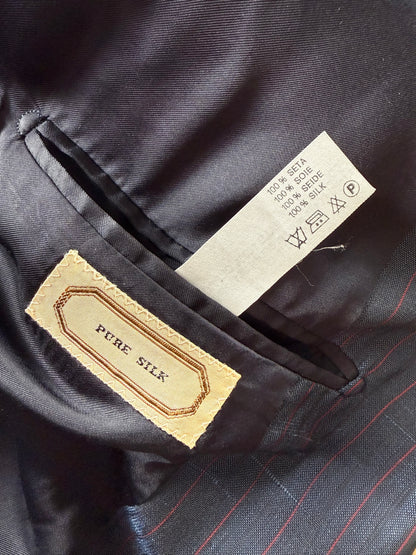 Completo doppiopetto Belvest pura seta shantung anni '70/'80 - tg. 46/48