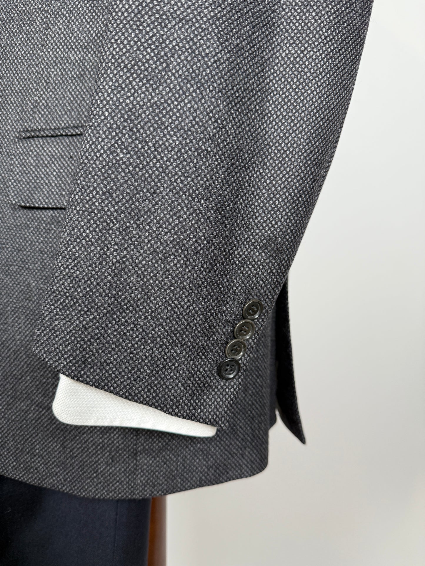 Giacca Caruso tessuto Zegna flanella occhio di pernice - tg. 52