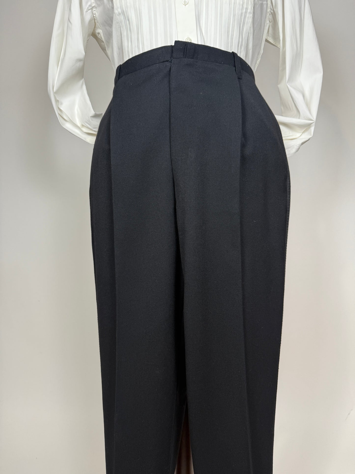 Smoking anni ‘60/‘70 monopetto revers a scialle - tg. 54/56 lunga