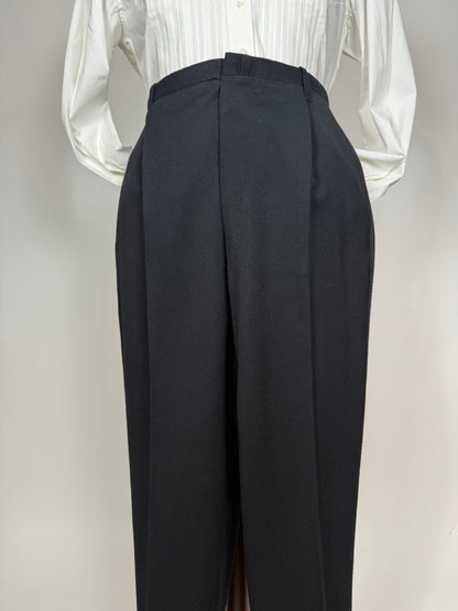 Smoking anni ‘60/‘70 monopetto revers a scialle - tg. 54/56 lunga