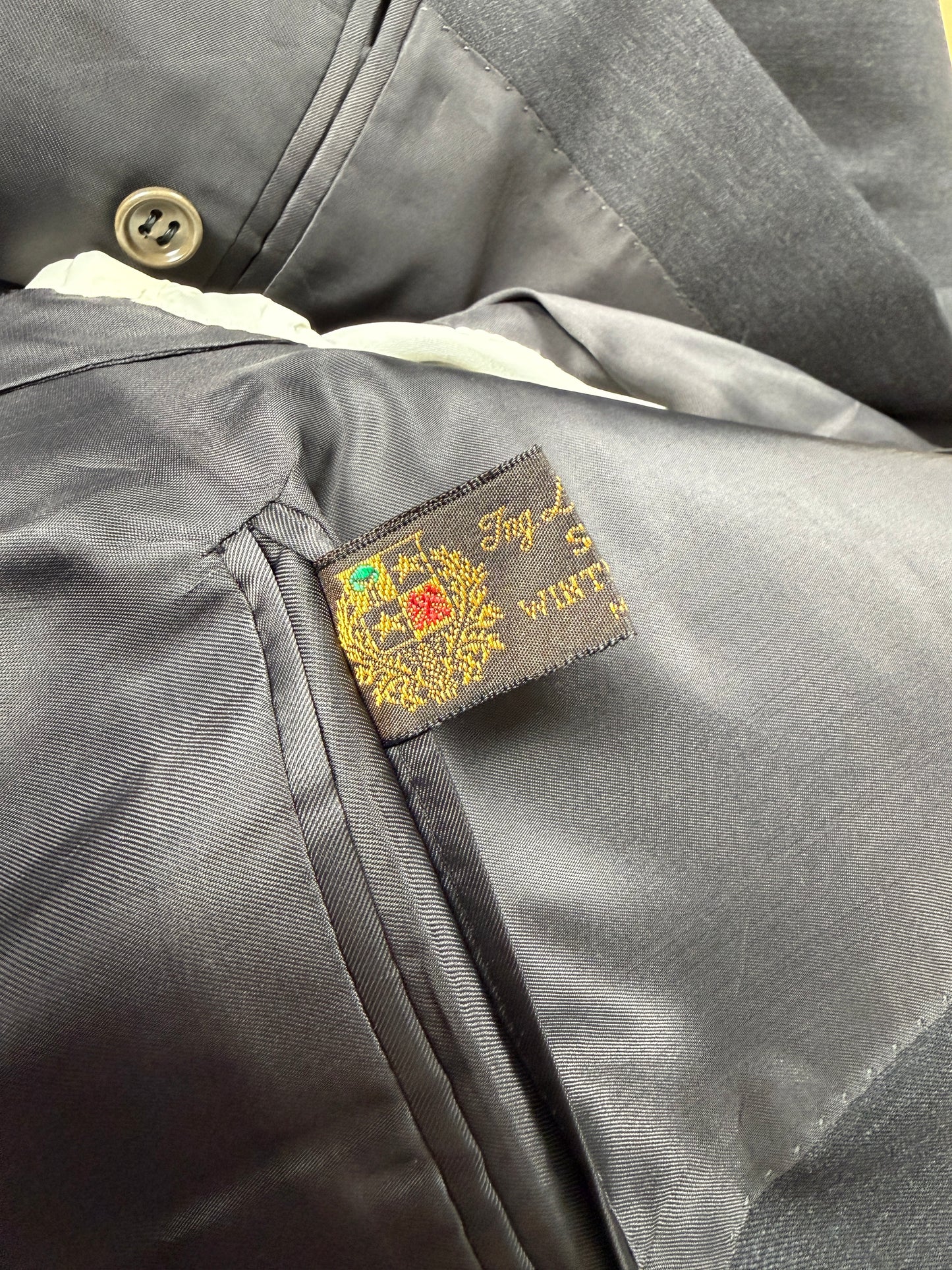 Giacca doppiopetto anni ‘80 flanella Tasmania Loro Piana - tg. 48/50