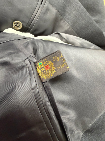 Giacca doppiopetto anni ‘80 flanella Tasmania Loro Piana - tg. 48/50