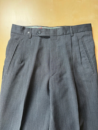 Pantaloni fresco lana grigio anni '80 (NOS) - tg. 46