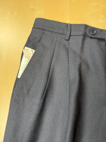 Pantaloni flanella blu notte (NOS) - tg. 46/48