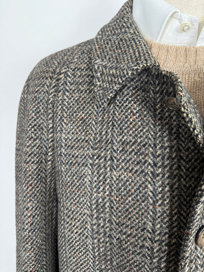Cappotto raglan in tweed scozzese Crombie - tg. 50-52
