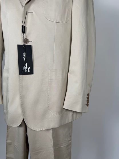 Completo estivo in cotone beige (nuovo) - tg. 52/54