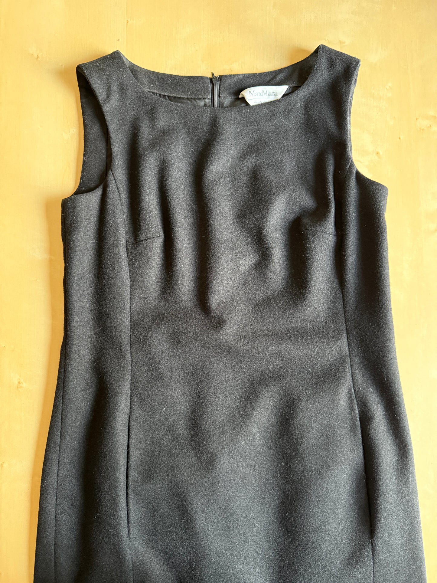 Abito smanicato Max Mara in pura lana - tg. 42