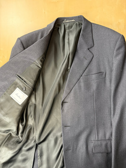 Completo Corneliani anni ‘90 flanella antracite - tg. 50/52