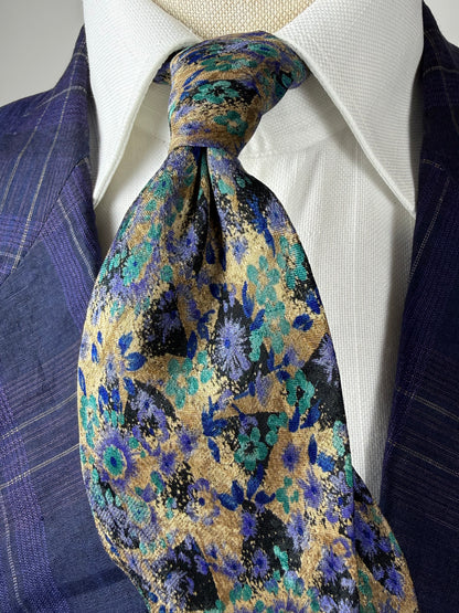 Cravatta Prochownick floreale jacquard