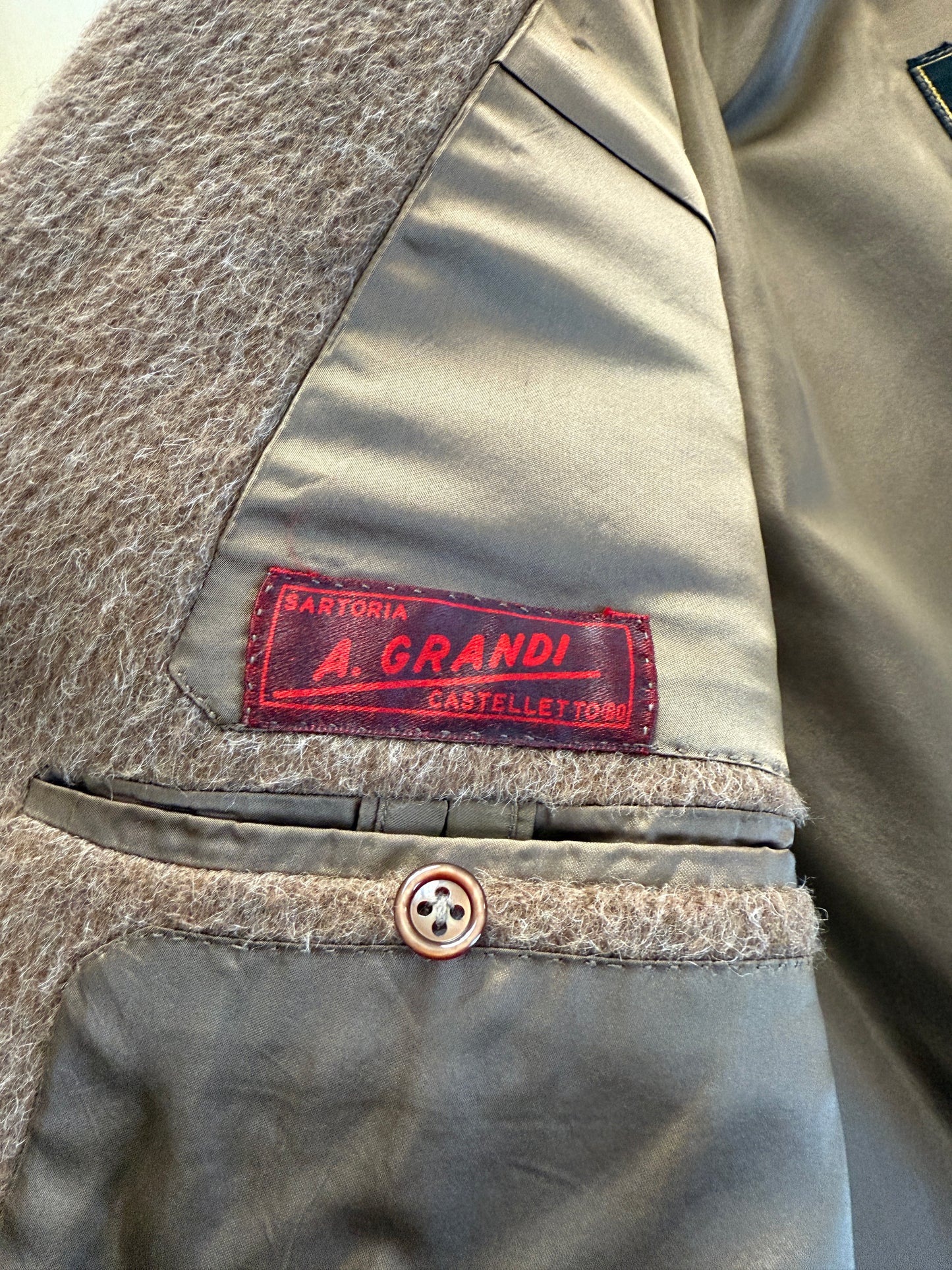 Cappotto in alpaca sartoriale anni ‘70 - tg. 42-44