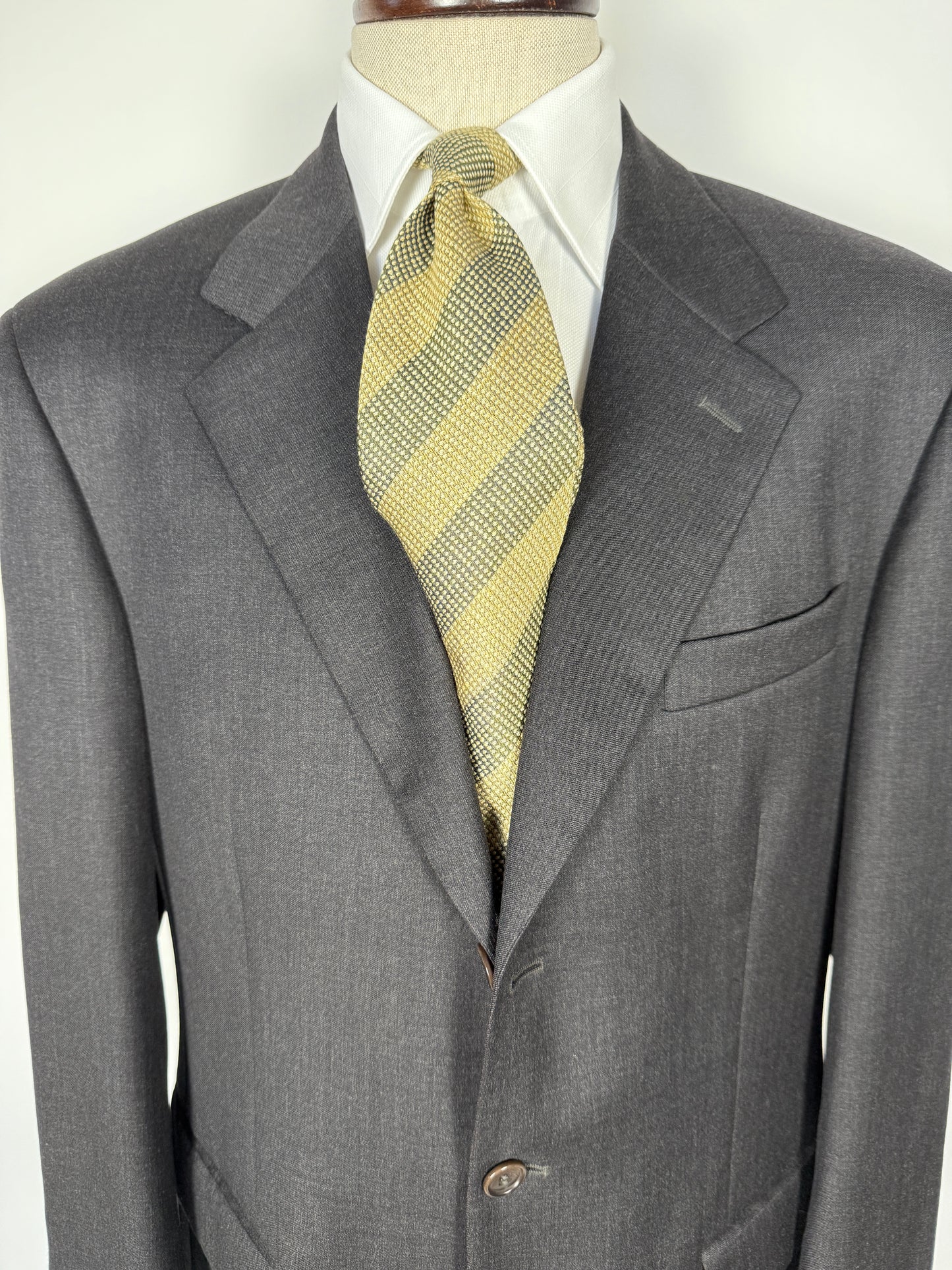 Giacca Missoni anni '80 lana pettinata grigio antracite - tg. 52