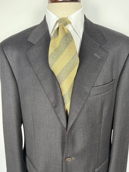 Giacca Missoni anni '80 lana pettinata grigio antracite - tg. 52