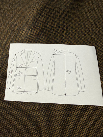 Giacca in puro cashmere tessuto Loro Piana - tg. 52