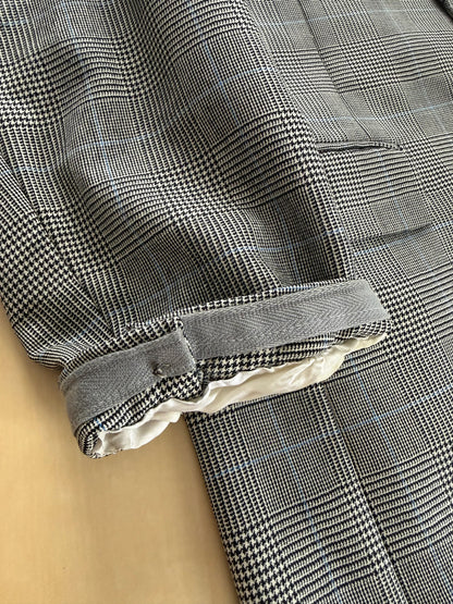 Giacca Yves Saint Laurent anni ‘90 principe di Galles bottoni madreperla - tg. 50