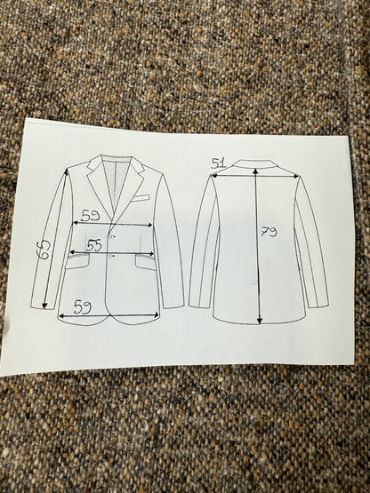 Giacca Postacchini in puro cashmere donegal - tg. 52/54