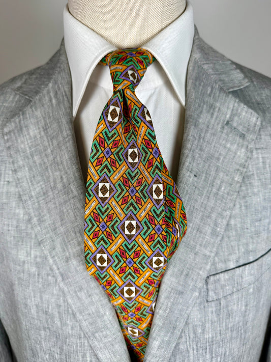 Cravatta Missoni vintage geometrica