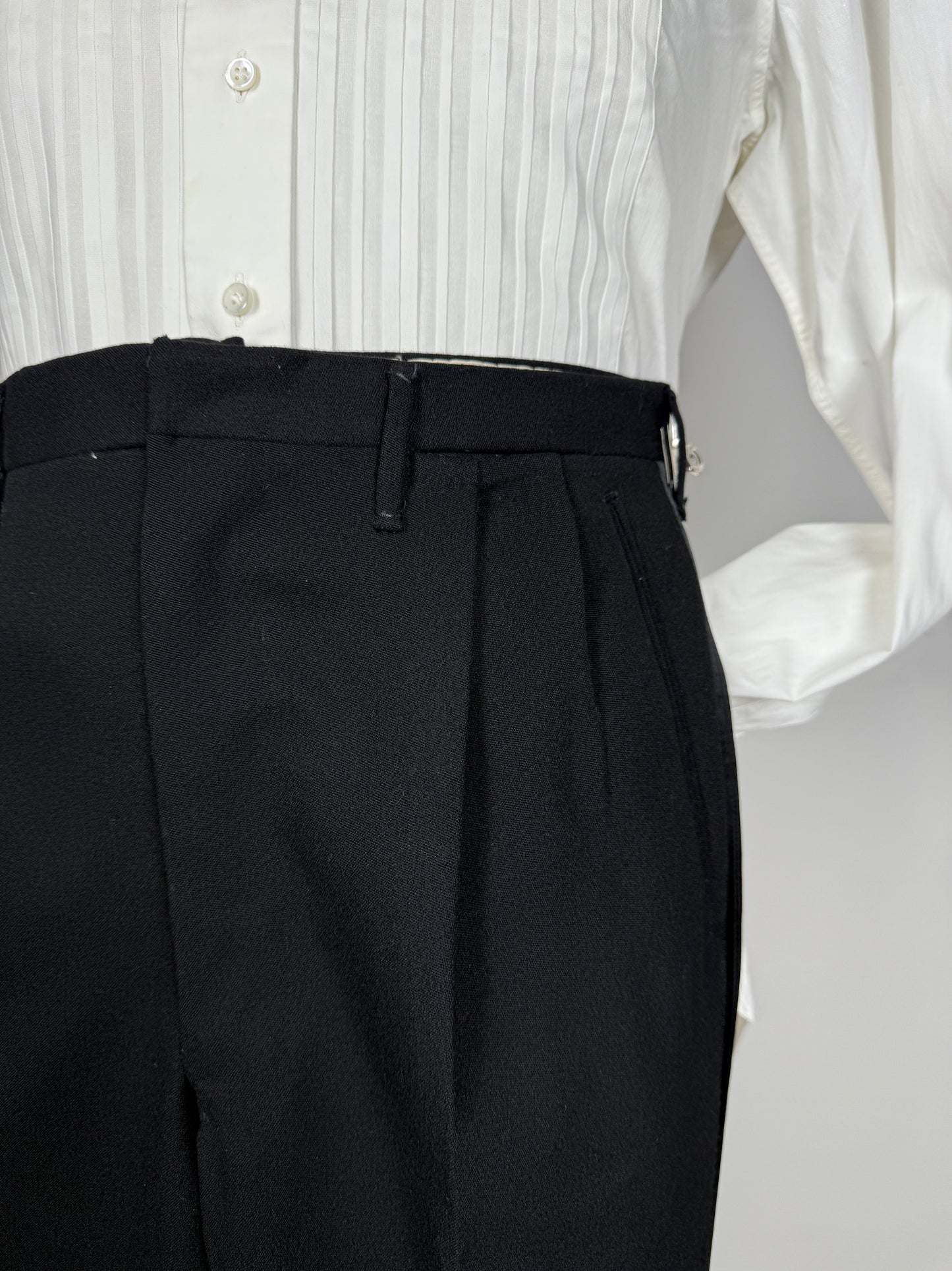 Smoking doppiopetto sartoriale anni ‘50 - tg. 46/48 (pantaloni 44)