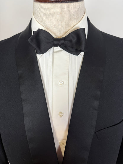 Smoking anni ‘60/‘70 monopetto revers a scialle - tg. 54/56 lunga