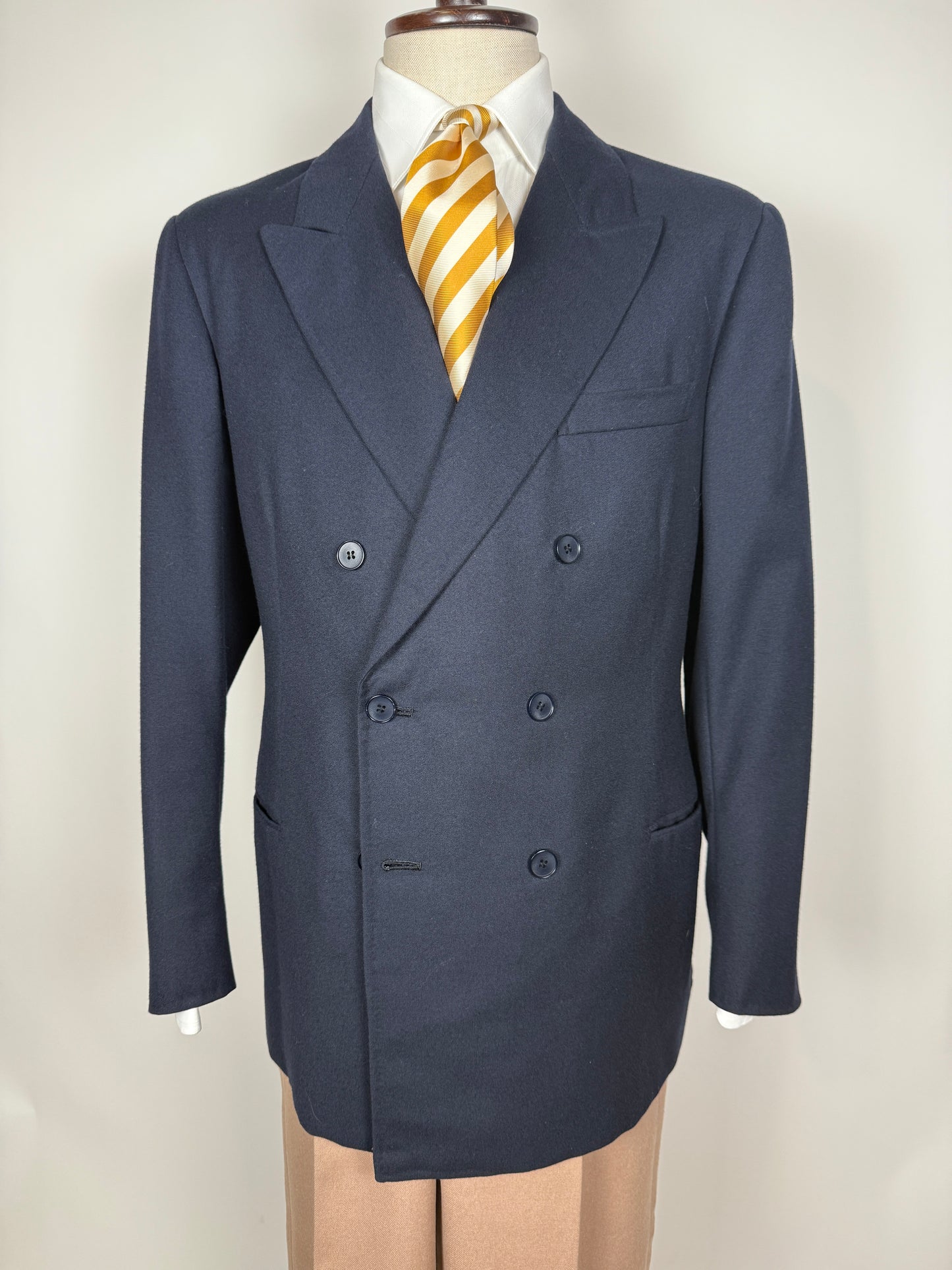 Giacca blazer doppiopetto sartoriale anni ‘50/‘60 - tg. 52/54