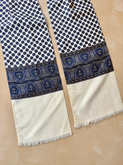 Ascot pala quadrata a frange made in England