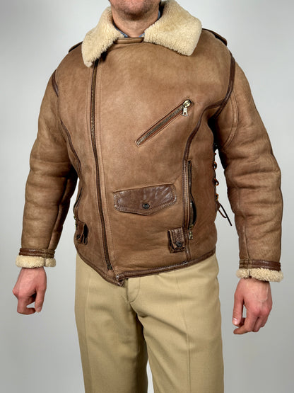 Chiodo in shearling Emporio Armani anni ‘80 - M