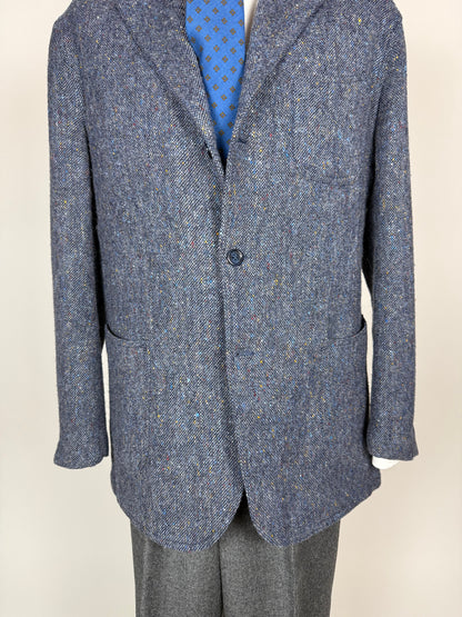 Giacca De Paz donegal tweed sfoderata - tg. 54