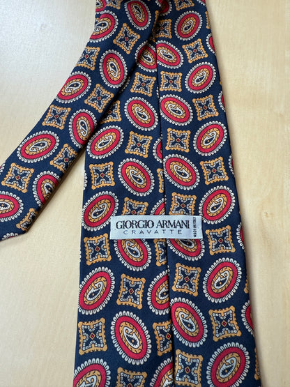 Cravatta Armani fantasia medaglioni