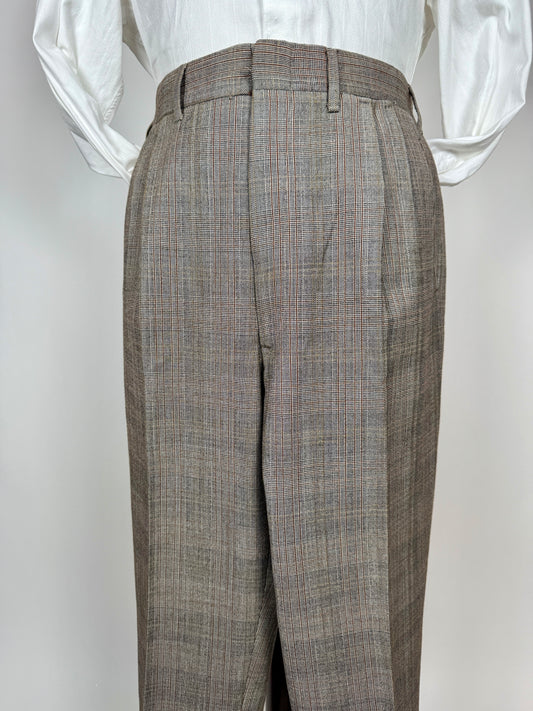 Pantaloni sartoriali Galles grisaglia anni ‘50/‘60 - tg. 52/54