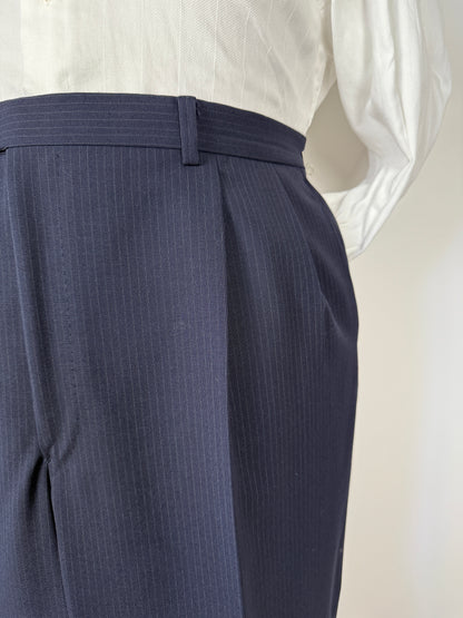 Completo Facis anni ‘90 blu gessato - tg. 58