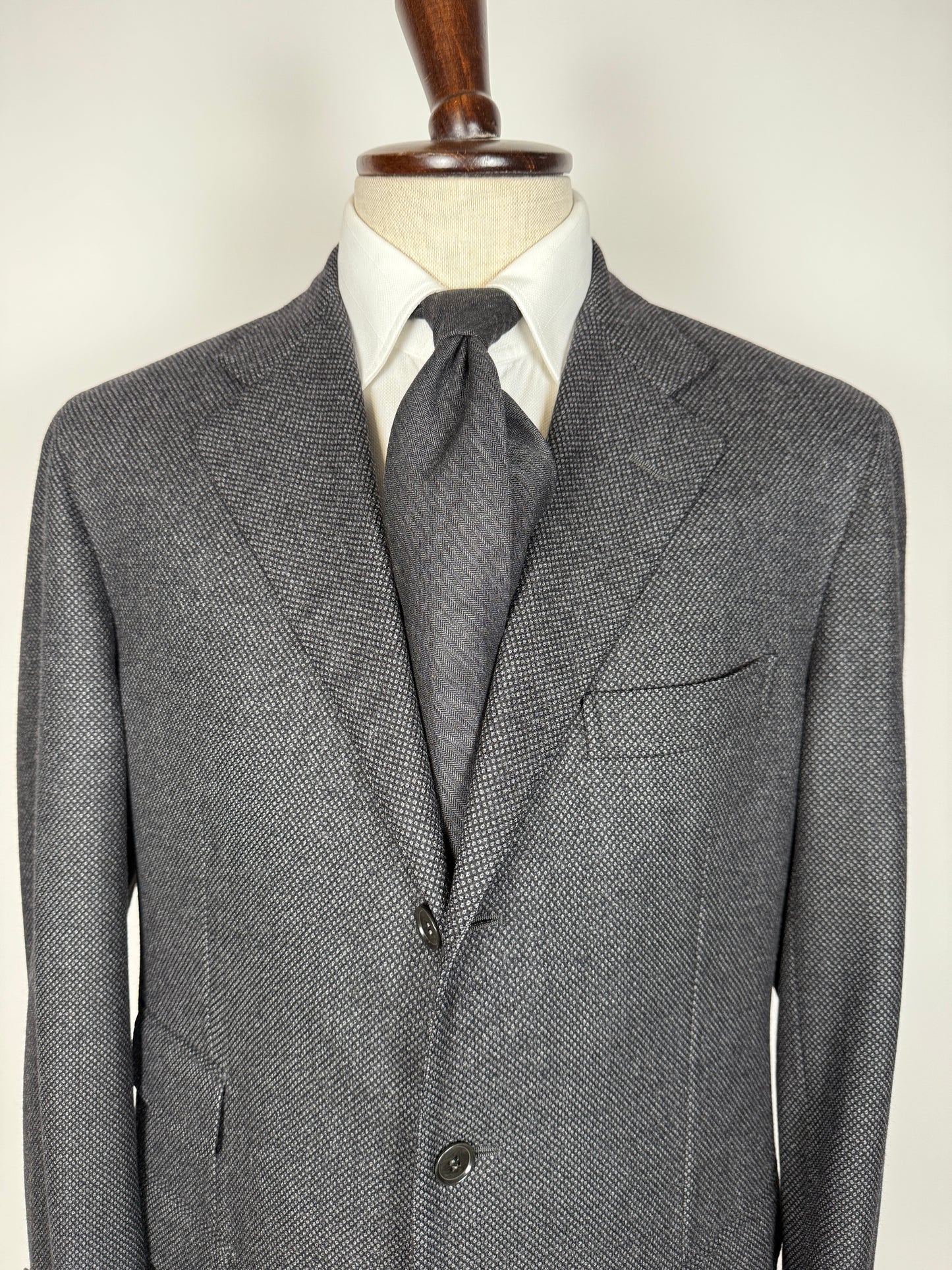 Giacca Caruso tessuto Zegna flanella occhio di pernice - tg. 52