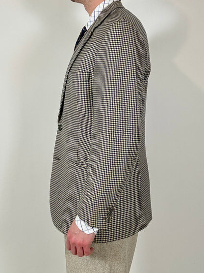 Giacca Hilton anni ‘80 100% cashmere pied-de-poule - tg. 50